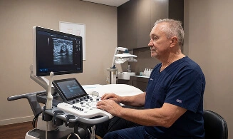 Dr Craig Layt 01, Specialist Plastic and Reconstructive Surgeon, MED: 0001189663, Ultrasound Assessment